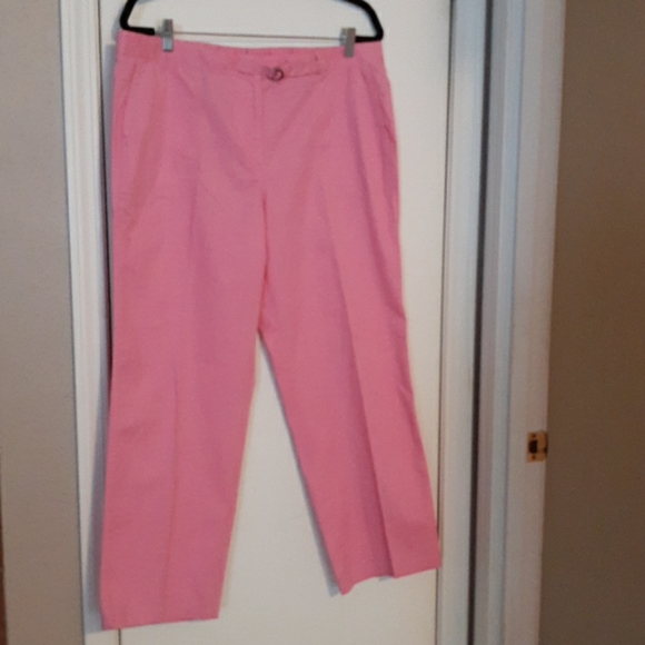 Sag Harbor Pants - Sag Harbor Sport Petite Pink Capri Pants